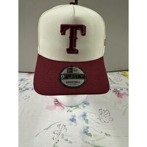 Texas‎ Rangers 1995 All-Star Game New Era 9FORTY Adjustable Hat Cream/Burgundy